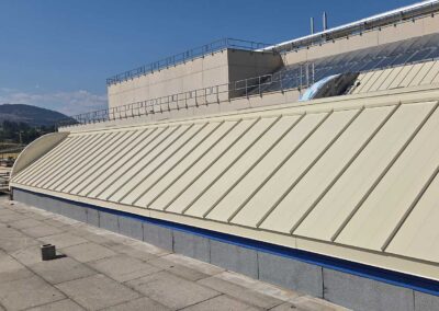 Interior Roofing new metal roof commercial